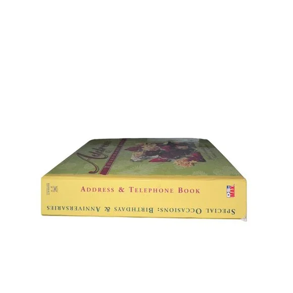 Address & Telephone Book And Special Occasions Birthdays & Anniversaries Hardcov - Picture 9 of 9